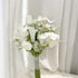 HXSCOO White Calla Lilies with Tulip Bridesmaid Bouquet Flowers Bouquet