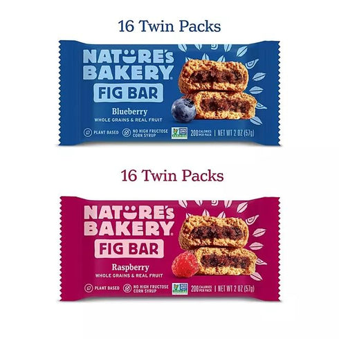 KD Chocolates Pack, 2 oz., 32 Natures Bakery Fig Bars, Variety ct.