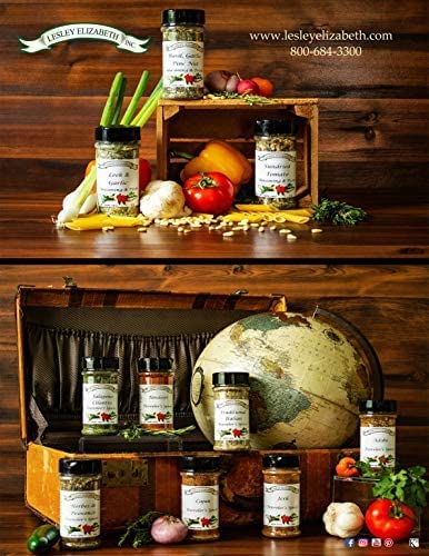 Lesley Elizabeth Sundried Tomato Seasoning & Pesto Rich Italian Tomato & Herb Blend | Perfect for Pasta, Roasted
