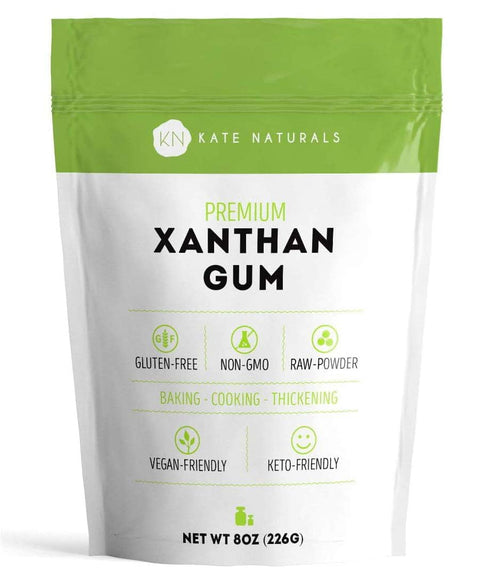 Kate Naturals Xanthan Gum for Baking, Ice Cream & Sauce Thickener (8oz,