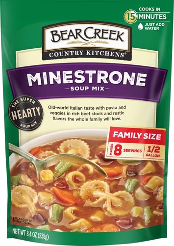 8.4 Bear Creek Soup Mix, Minestrone, Ounce