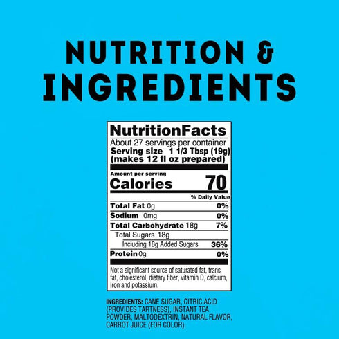 10 (Pack 6) Lipton Reduced Sugar Iced Tea Mix, Lemon Flavor, Makes Quarts