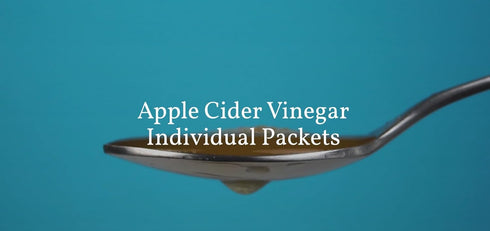 Packets Packets, Packets 25 Pack Packets (0.5 1 Packet) Apple Cider Vinegar ACV Individual Single Serve Apple Cider