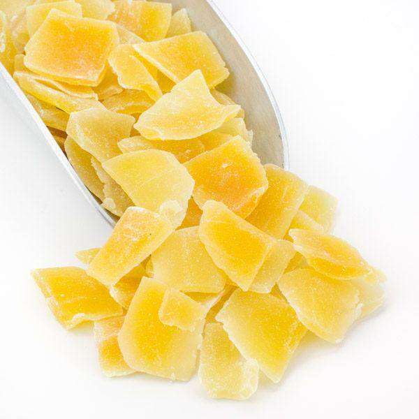 Low Sugar Dried Mango Chunks - Thailand - Chewy Gummy Texture Real