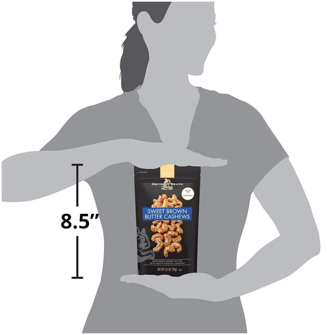 3.5 OZ 3.5 Squirrel Brand Crme Brulee Almonds, + Squirrel Brand Sweet Brown Butter Cashews, Ounces, Gluten Free