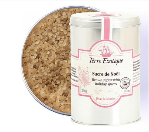 Metr 8.8 oz Terre Exotique, Sucre de Noel (French Christmas Brown Sugar with Spices)