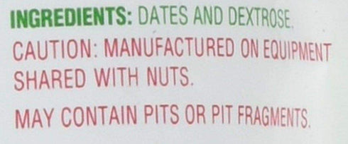 8 Oz Dole California Chopped Dates, Dried Fruit, Gluten Free Snack, Bag