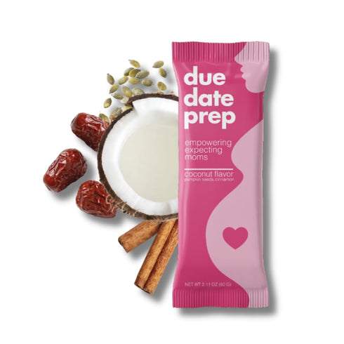 Due Date Prep Snack Bars Natural Labor Prep Support for Pregnant Women