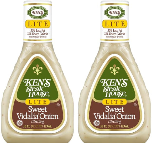 Generic Pack Of 2 Lite Sweet Vidalia Onion Salad Dressing, 16 oz