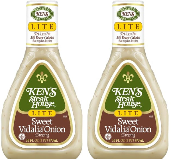 Generic Pack Of 2 Lite Sweet Vidalia Onion Salad Dressing, 16 oz