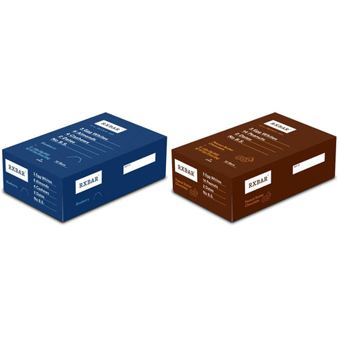 RXBAR Protein Bars, 12g Protein, Blueberry, 22oz Box (12 Bars) + Protein Bars,