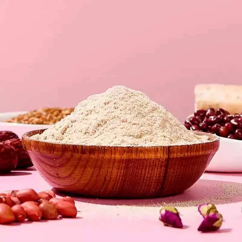 WEIJUEJIYI 245/8.64oz Five Red Powder Red Bean, Red rice, red dates, red goji berries and red rose mixed powder