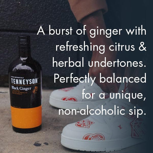 (750mL) Tenneyson Non-Alcoholic Aperitif - Black Ginger - Alcohol Free Spirit - Cocktail Mixer - Low Sugar - Low
