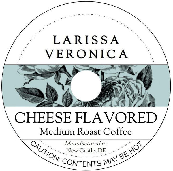 Larissa Veronica Cheese Flavored Medium Roast Coffee (Single Serve K-Cup Pods) (Gourmet, Naturally Flavored,