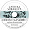 Larissa Veronica Cheese Flavored Medium Roast Coffee (Single Serve K-Cup Pods) (Gourmet, Naturally Flavored,