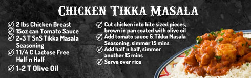 (3.55 oz Smoke n Sanity Tikka Masala Seasoning - Certified Low FODMAP Seasonings - Gluten Free - Certified Kosher
