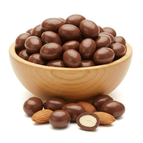 2 NY Spice Shop Milk Chocolate Covered Almonds - Pound Chocolate Coated Almonds - Holiday Sweet Nut Snacks, Festive