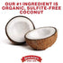 5.25oz Jennies Organic Coconut Bites with Cacao Nibs and Dark Chocolate, | Gluten Free | Peanut Free | Dairy Free | Non