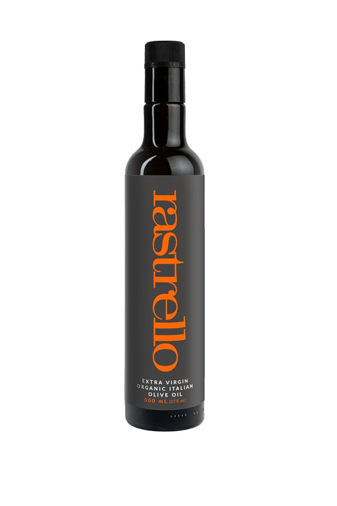 Rastrello Extra Virgin Olive Oil - 500ml, Organic, Cold-Pressed, Hand-Harvested - Leccino