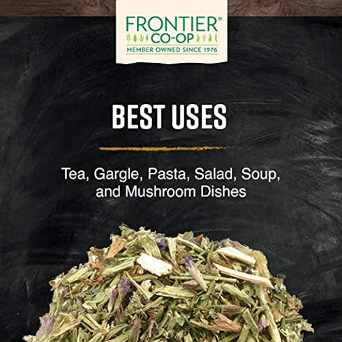 16 (Pack 1) Frontier Co-op Organic Hyssop Herb, Cut & Sifted, Natural Dried Leaves - Bulk Bag for Hyssop Tea, Soup