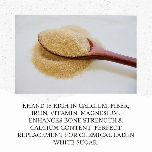 Generic 8 oz, Organic Herb Desi Khand Brown Sugar, Premium Quality Sugarcane Khandsari