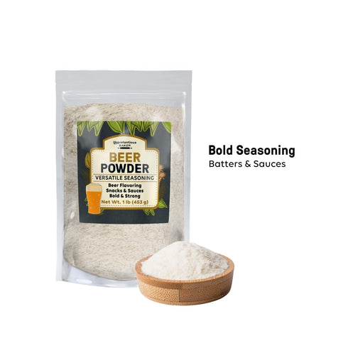 1 lb, Unpretentious Beer Powder, Versatile Seasoning, Dry Rubs & Sauces, Bold Beer Flavoring