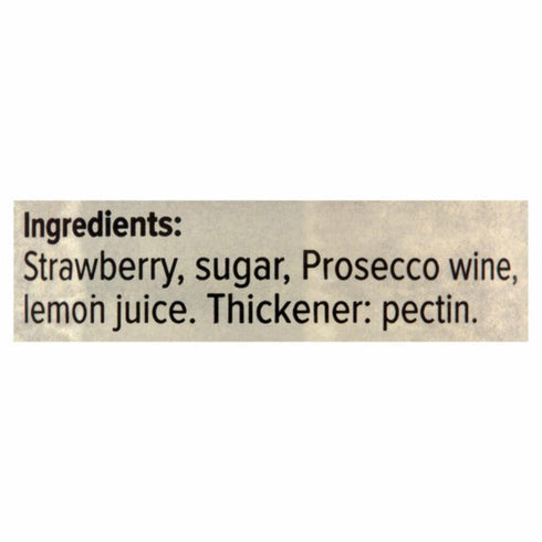 (6) 3.9-Ounce Di Bruno Bros. Strawberry & Prosecco Jam, Case of Jars