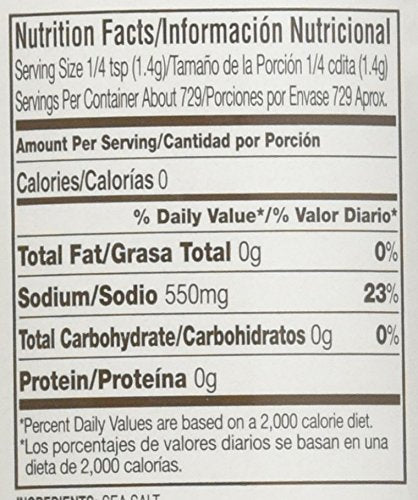 Member's Mark 36 Tones Sea Salt, Ounce