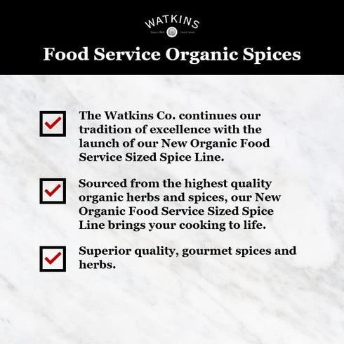 Watkins Gourmet Spice, Organic Oregano, Bulk Food Service Size, 4.6 oz (Pack of 1)