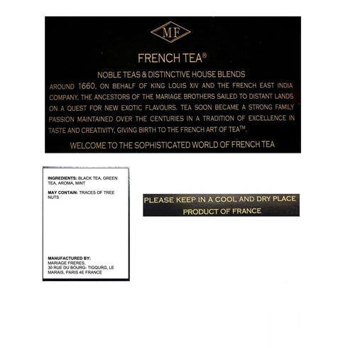 Mariage Frres 100g 3.5oz (1 Pack) Mariage Freres Casablanca Green and Black Loose Tea
