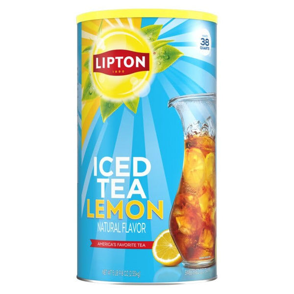 Lipton Lemon Powdered Iced Tea, Sweetened, Makes 38 Quarts