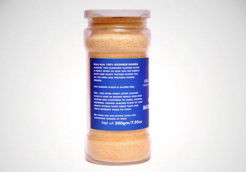 Generic 200 Organic Kashmir Kashmiri Mamra Badam Powder Mamra Badam Flour Kashmiri Mamra Almond Powder gram