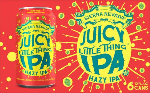 SIERRA NEVADA 6pk, 12 Oz , IPA Hazy Juicy Little Thing, Fl Cans