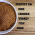 10oz Kick Butt Chipotle Honey Rib Rub - Sweet, spicy, and awesome on the grill! Use on ribs, chicken, fish or pork
