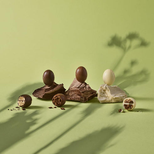 2026 18 Neuhaus Belgian Chocolate Metal Easter Egg Gift Box Assorted Milk, White & Dark Belgian Chocolate Eggs Easter
