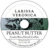 Larissa Veronica Peanut Butter Costa Rica Decaf Coffee (Single Serve K-Cup Pods) (Gourmet, Naturally
