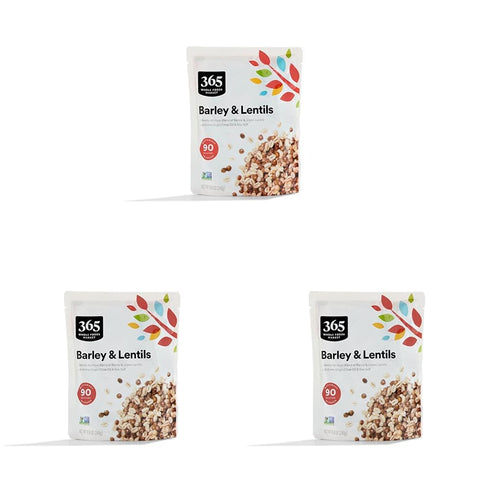 365 by Whole Foods Market, Barley & Green Lentils, 8.8 Ounce (Pack