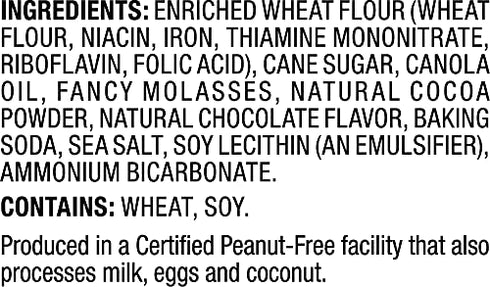 0g (Pack 8) Mi-Del Chocolate Snaps Cookies - Crunchy Chocolate Cookies - Non-GMO Certified, Trans Fat, Healthy Cookies