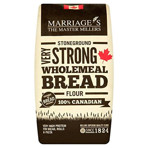 Marriage's Very Strong Canadian Wholemeal Flour - 1.5kg (3.31lbs)