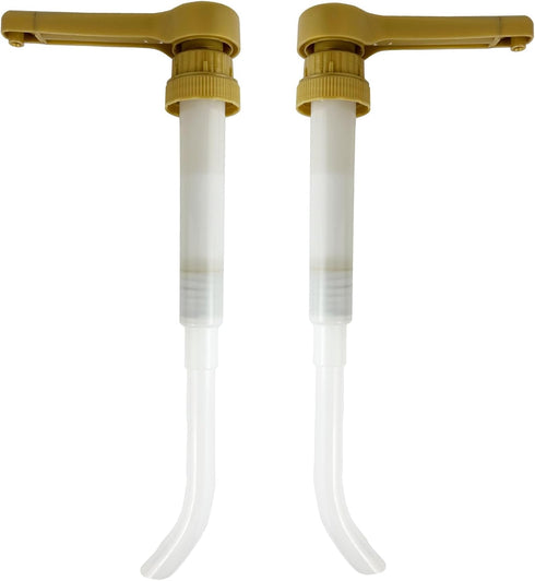 Sauce Pump Dispenser for Torani Davinci Hollander 64oz, 2pack Coffee Syrup Sauce Pumps with 0.5oz Each
