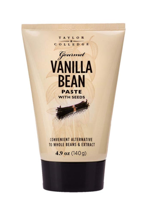 Taylor & Colledge Organic Vanilla Bean Paste with Seeds, 4.9oz Tube