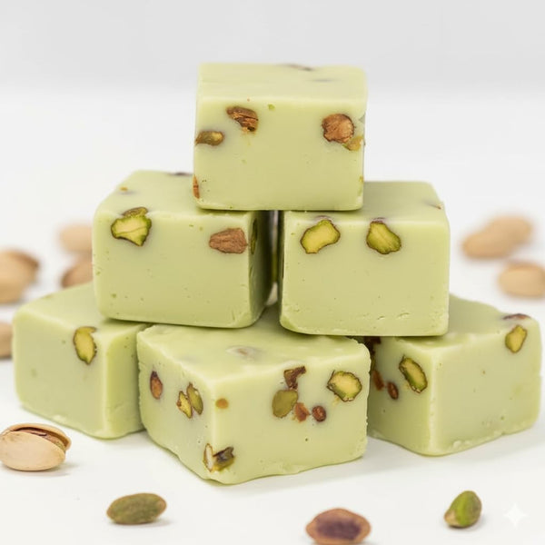 Valley Fudge, Pistachio Nut, Fresh Artisan Fudge, Real Butter, Gourmet Candy, Half