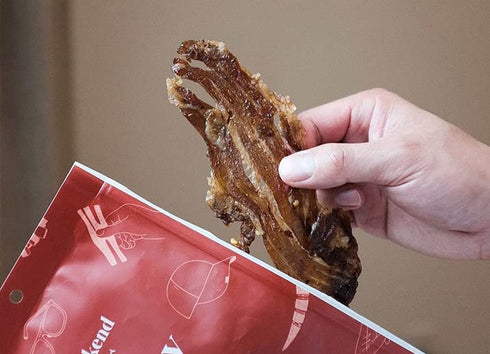 Weekend Jerky 100% (2oz) Premium Beef Brisket Jerky by - Made with Grass-Fed Beef Animal-Based Gluten-Free Sweet Spicy