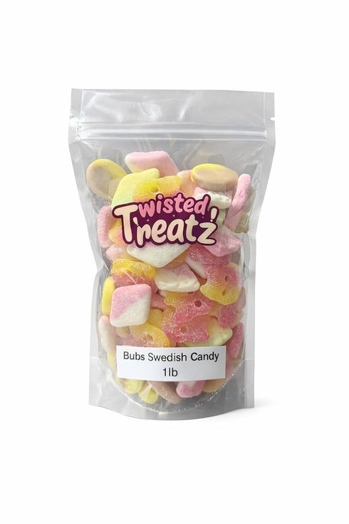 Swedish Bubs Candy Mix Sour & Sweet Swedish Gummies | Banana Toffee,