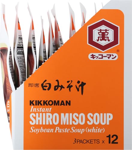 3 1.05 oz Kikkoman Instant Shiro Miso Soup, ct