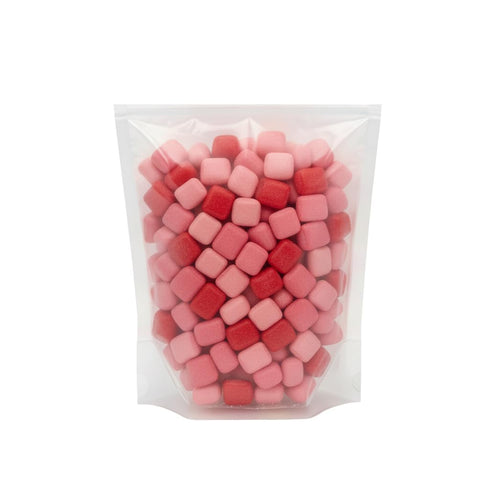 8 (Pack 1) Mini Fruit Chews Bulk Bag, Pink & Red, Ounce