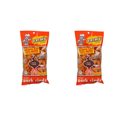 Generic SOL MAR Fried Pork Rinds - 2 Pack Crunchy Barbecue Flavorful Snack