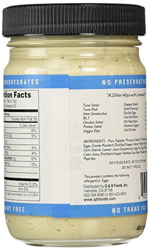 12 Oz Pack 3 Ojai Cook All Natural Lemon Mayonaise Light -- Fl |