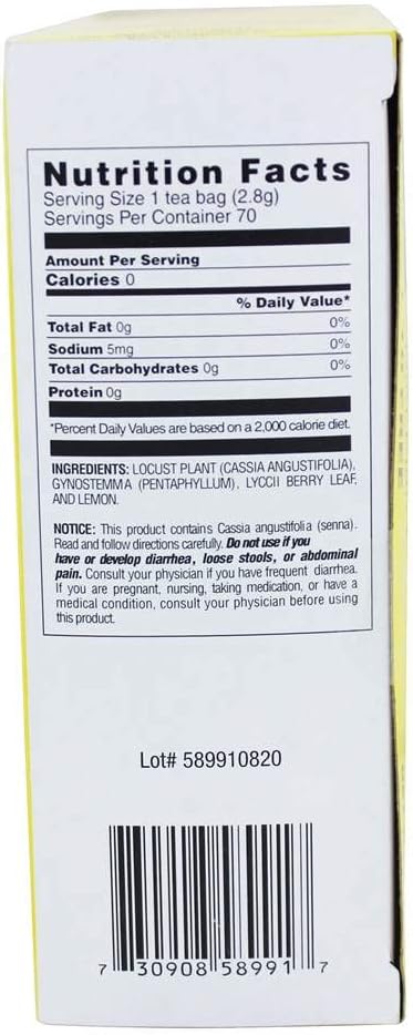 Body Breakthrough 60 Count Diet Trim-Maxx Tea Lemon