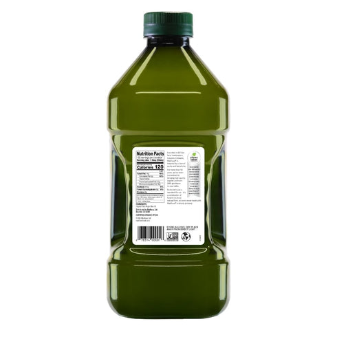 2L 100% 67.8 oz Madhava Organic Olive Oil, Bottle, Pure & Single Source